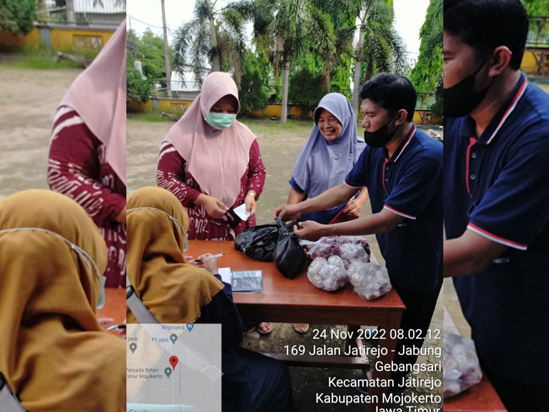 Gelar Pangan Murah Dinas Pangan dan Perikanan Kab Mojokerto 8 Desember 2020